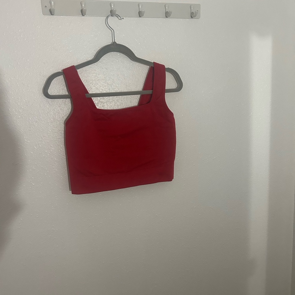 All in Motion Vibrant Red Top
